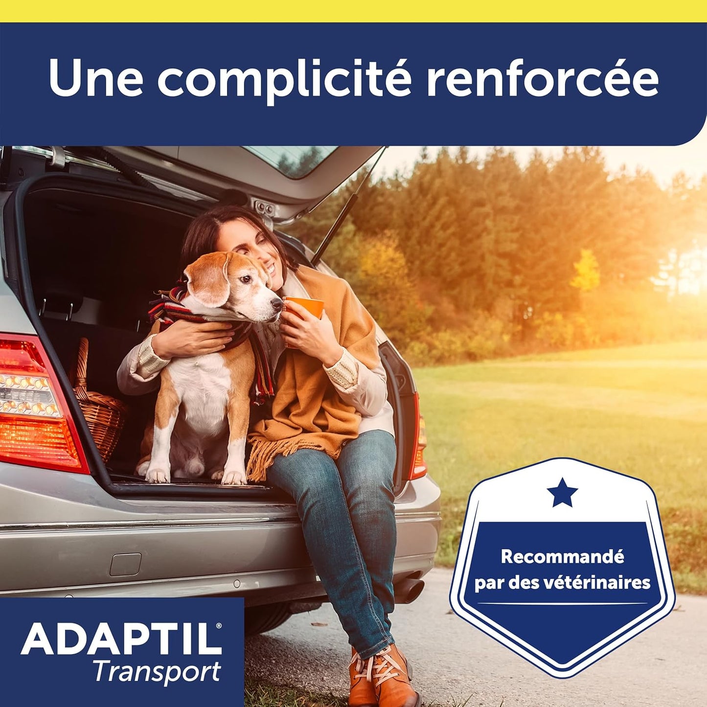 ADAPTIL Transport Spray 20ml - Anti-Stress pour Chien, Voyage, Education, Dressage
