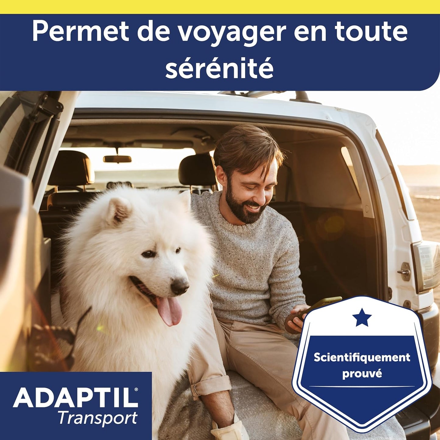 ADAPTIL Transport Spray 20ml - Anti-Stress pour Chien, Voyage, Education, Dressage